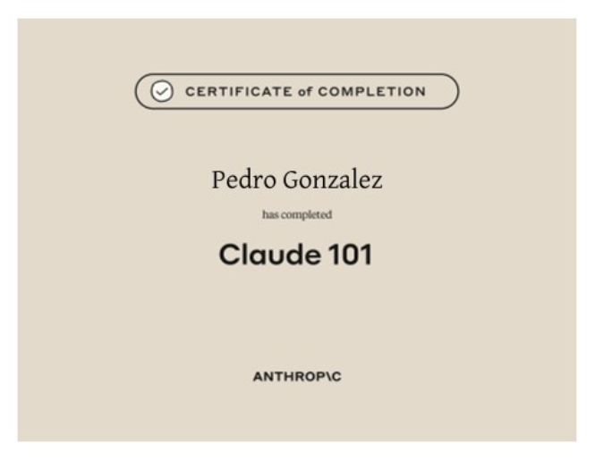 claude 101 certification