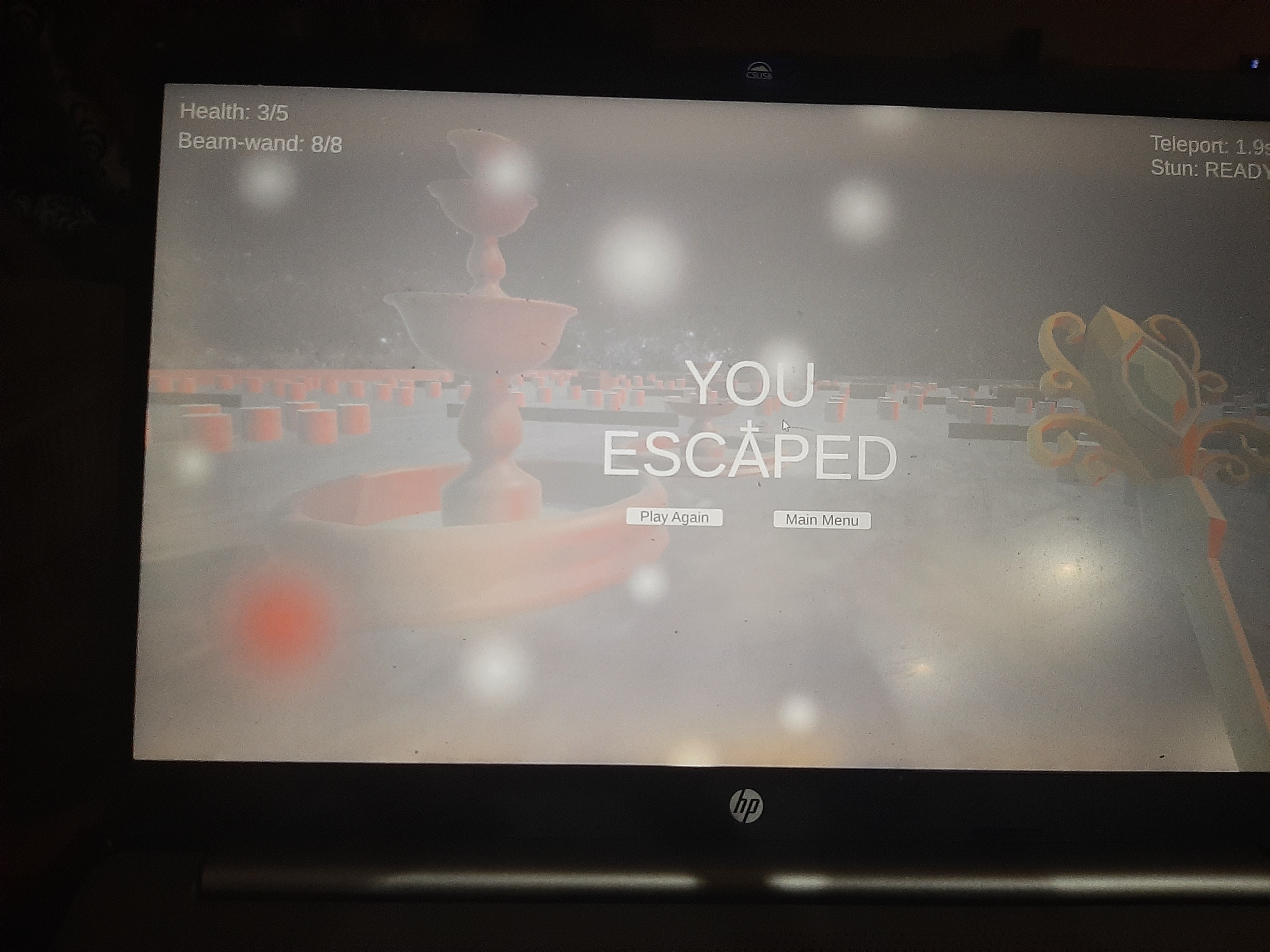 wizard's escape win screen
