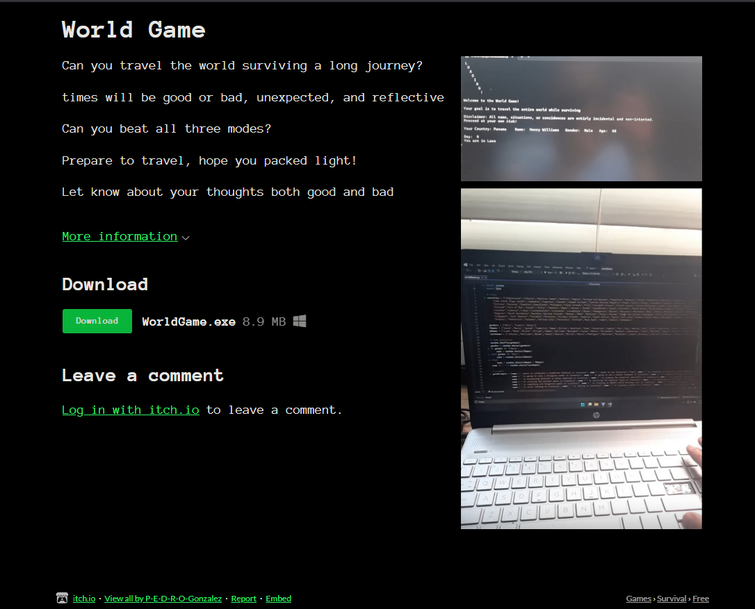 World Game Screenshot